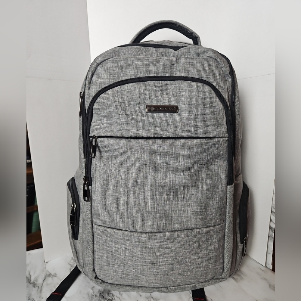 Polo Sky Laptop Backpack Grey